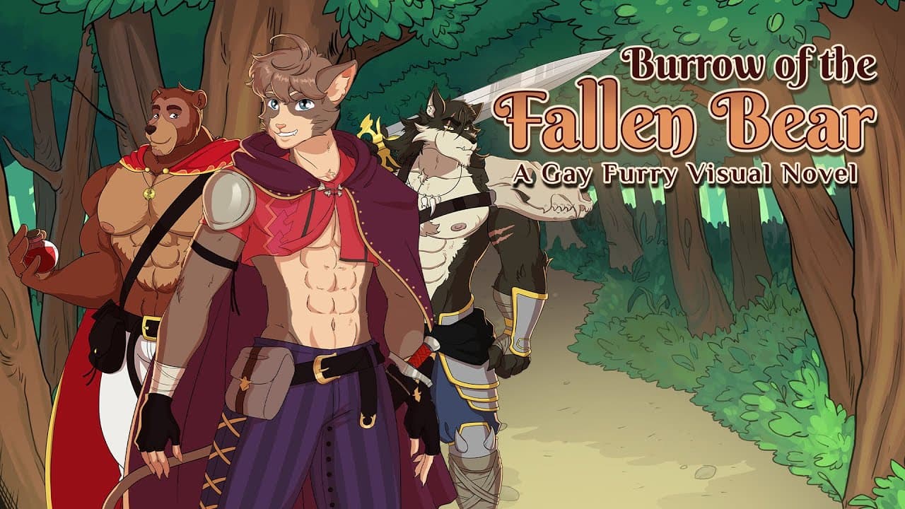 Burrow of the Fallen Bear: A Gay Furry Visual Novel trailer thumbnail