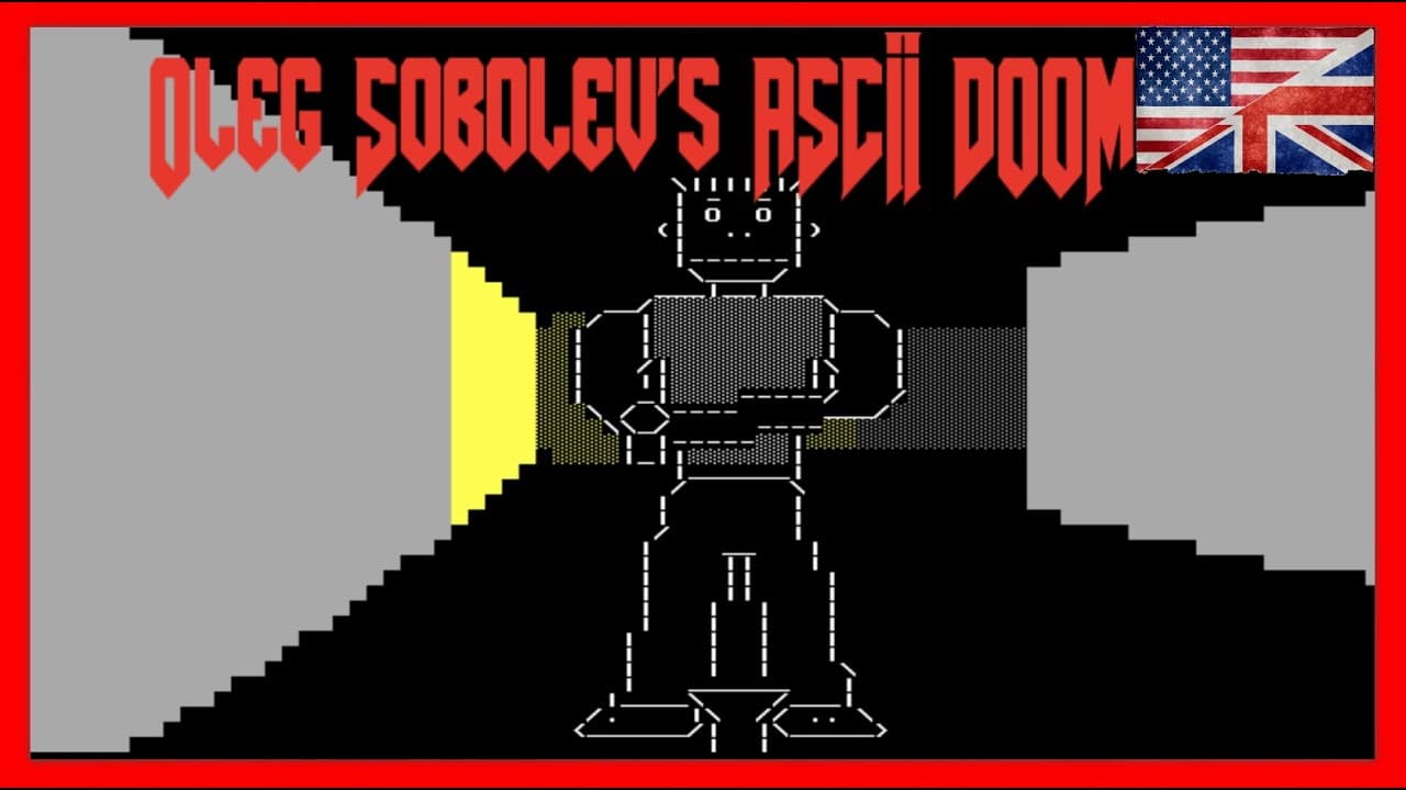 Oleg Sobolev's ASCII Doom trailer thumbnail
