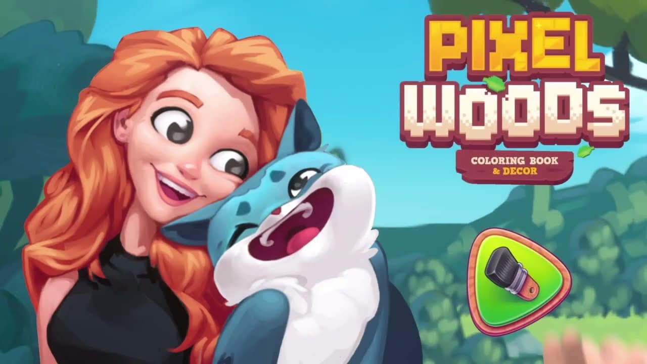 Pixelwoods: Coloring Book & Decor trailer thumbnail