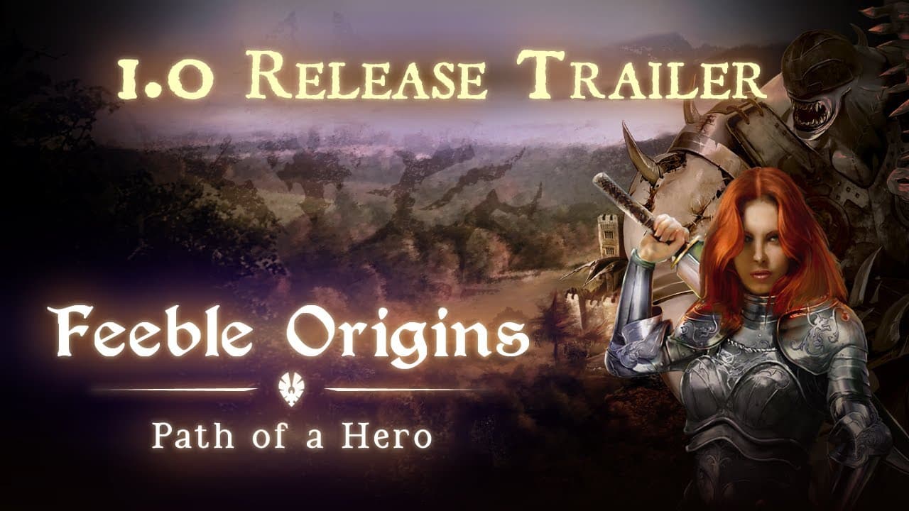 Feeble Origins: Path of a Hero trailer thumbnail