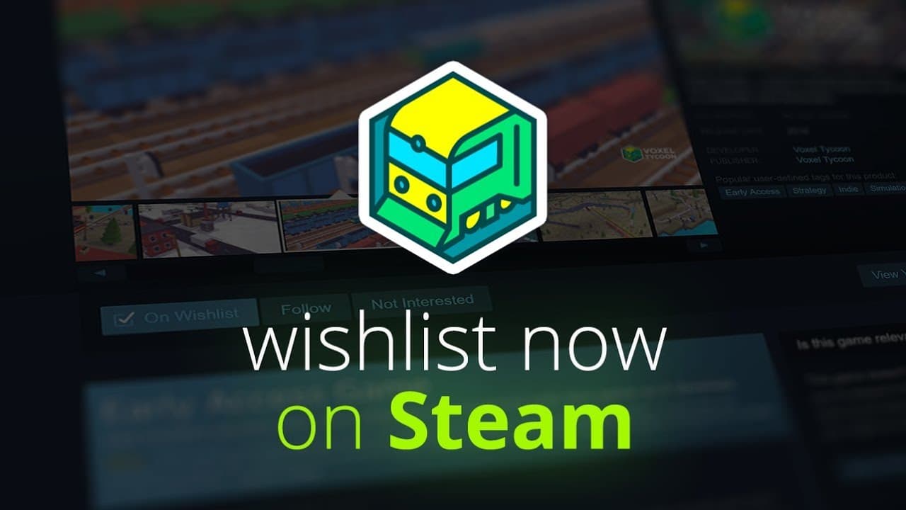 Voxel Tycoon trailer thumbnail