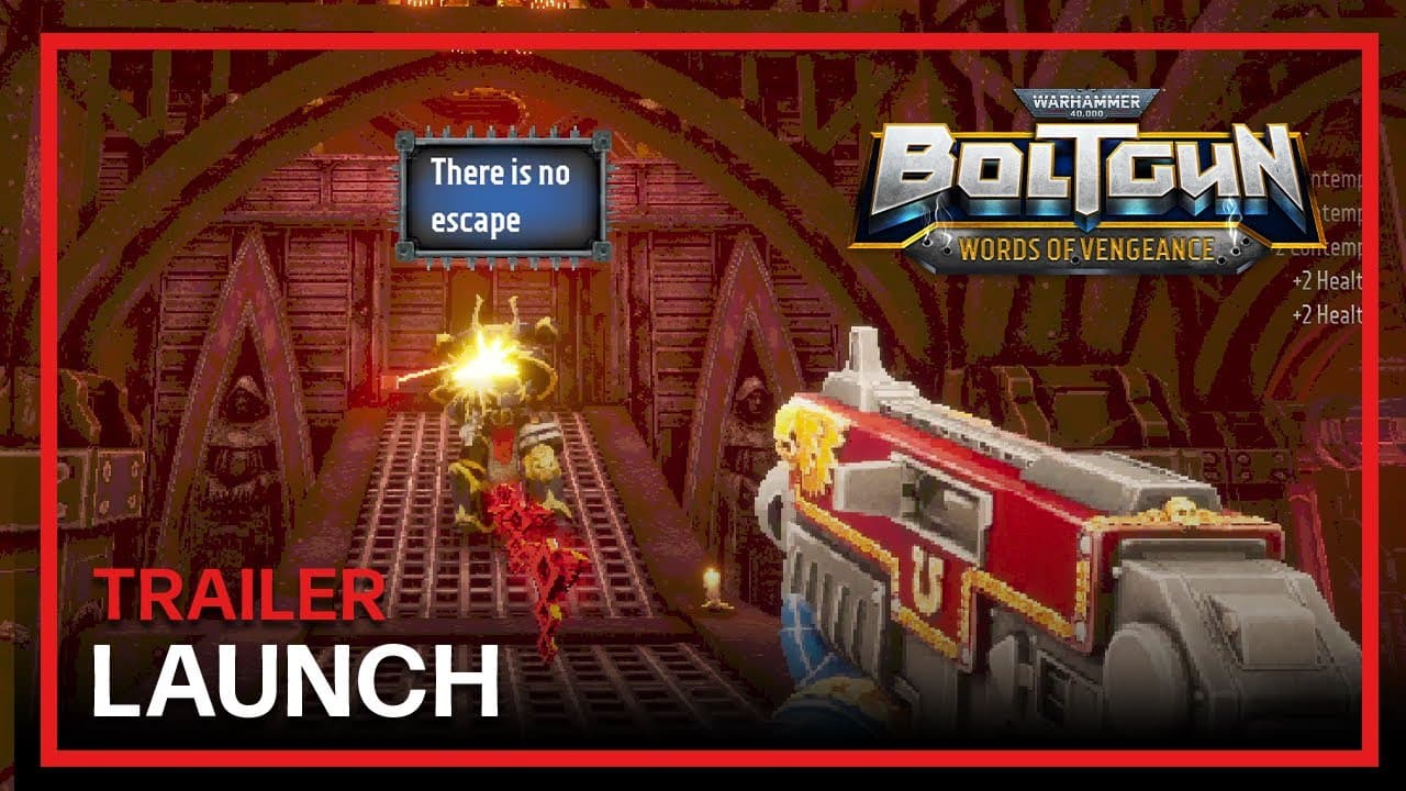 Warhammer 40,000: Boltgun – Words of Vengeance trailer thumbnail