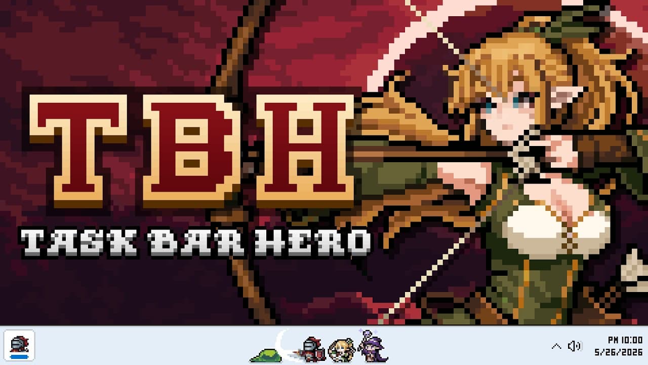 TBH: Task Bar Hero trailer thumbnail