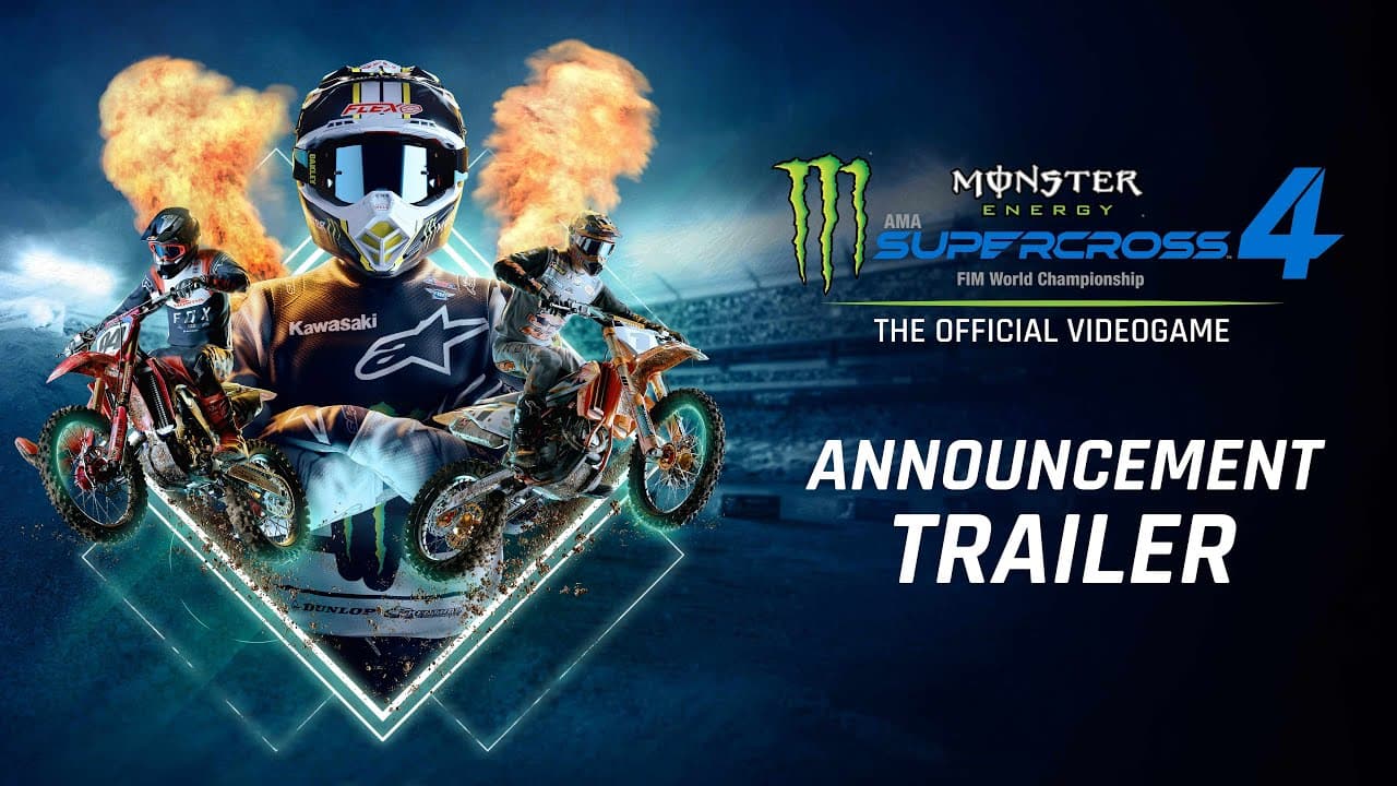 Monster Energy Supercross: The Official Videogame 4 trailer thumbnail