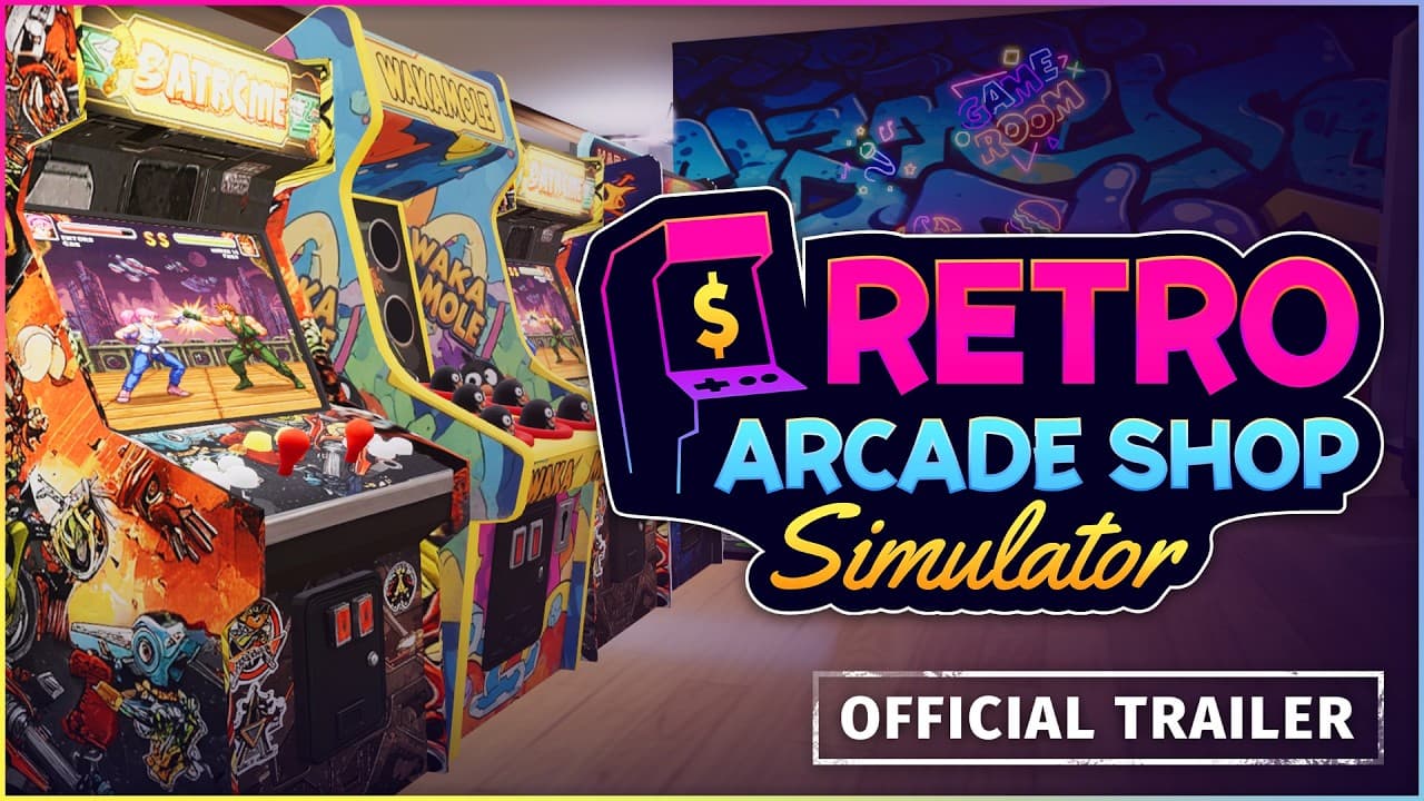 Retro Arcade Shop Simulator trailer thumbnail