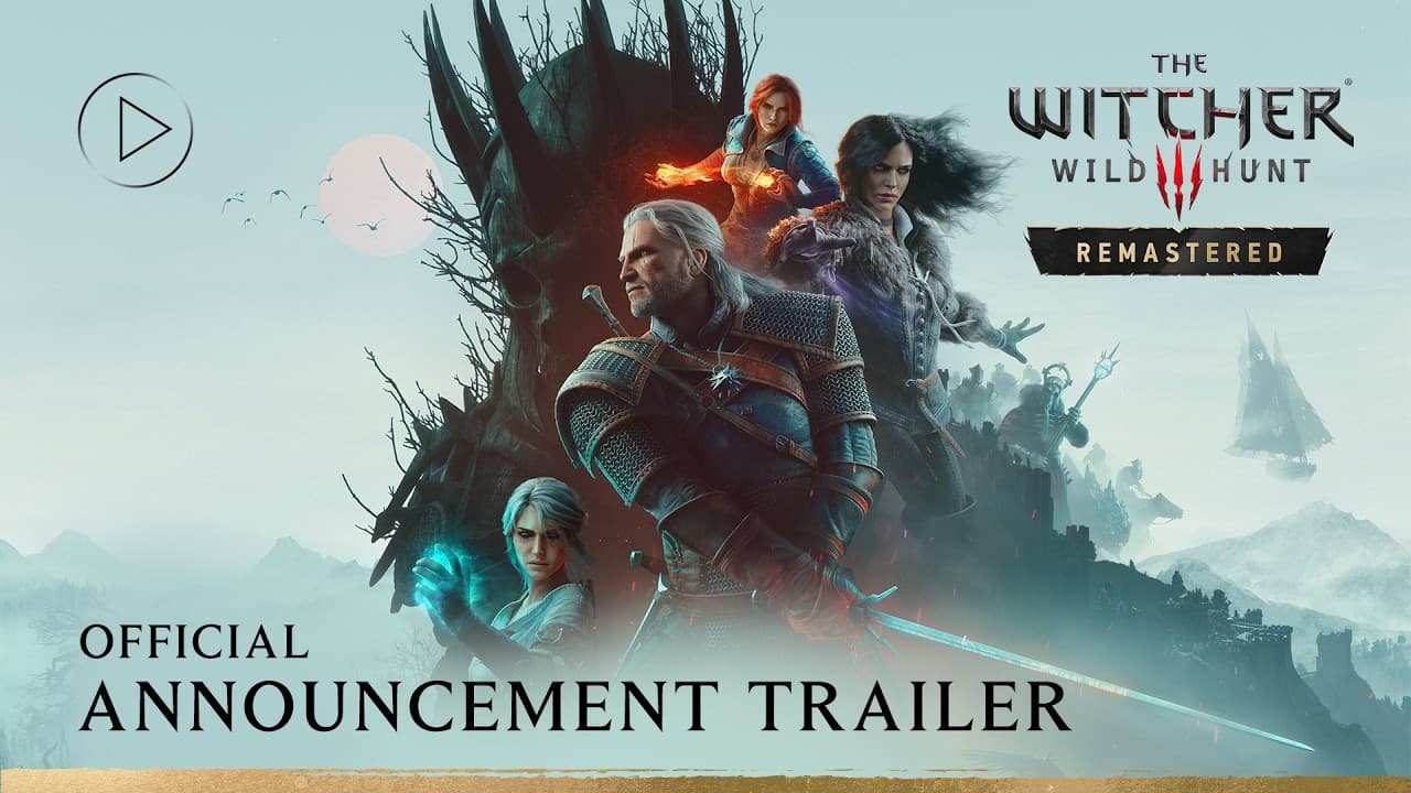 The Witcher 3: Wild Hunt Remastered trailer thumbnail