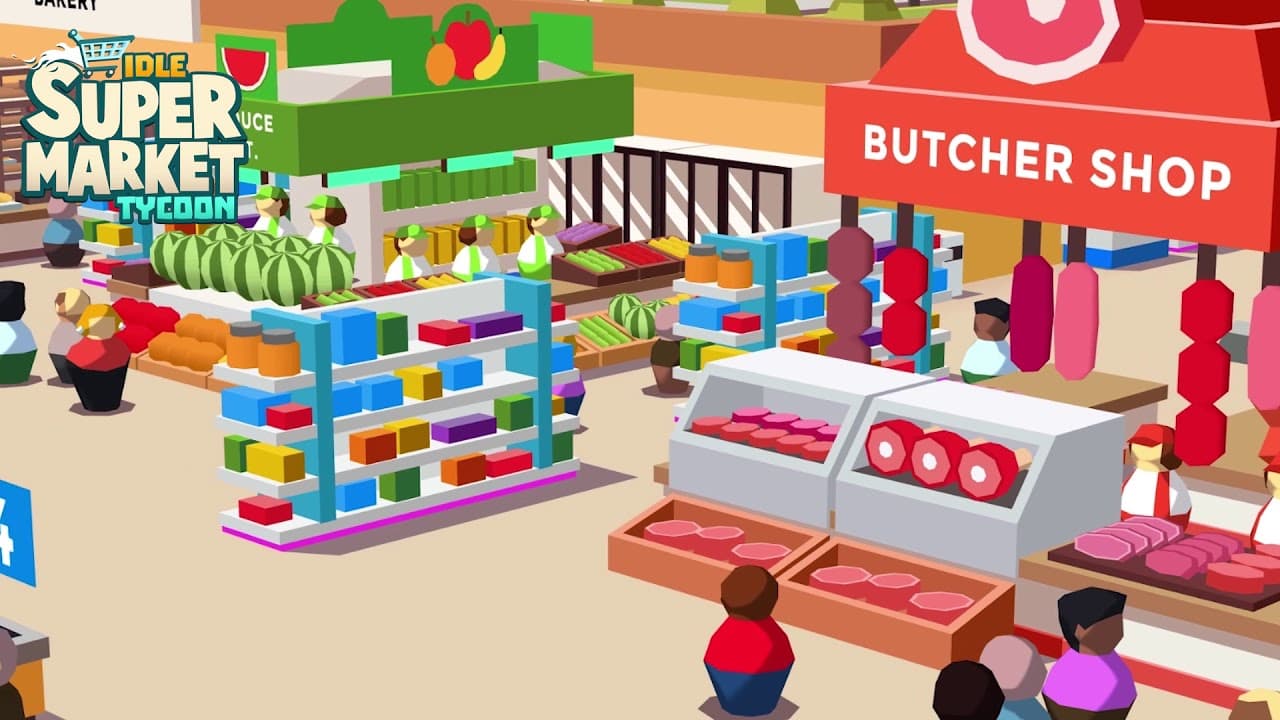 Idle Supermarket Tycoon trailer thumbnail