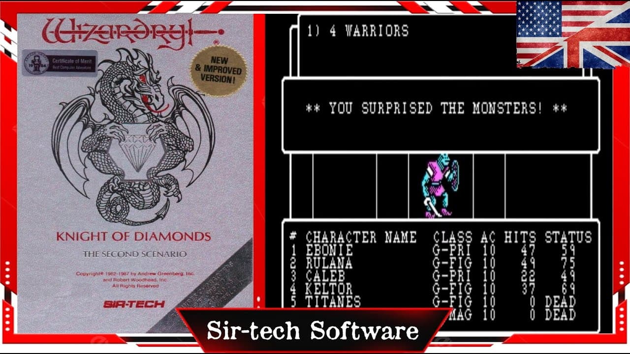 Wizardry: Knight of Diamonds - The Second Scenario trailer thumbnail
