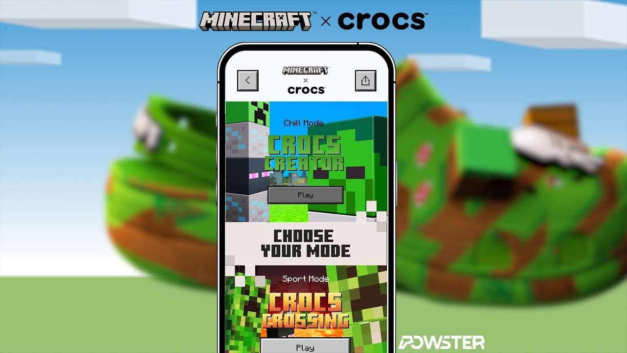Minecraft x Crocs: Choose Your Mode trailer thumbnail