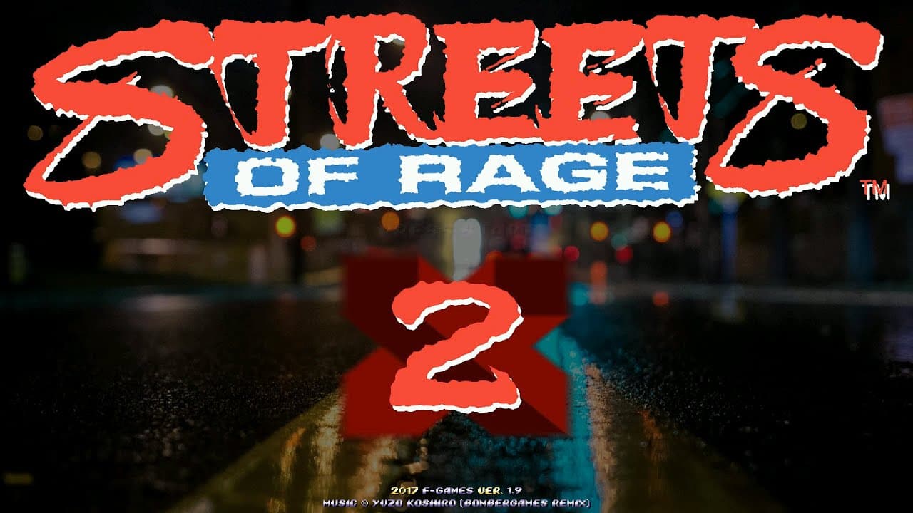 Streets of Rage 2X trailer thumbnail