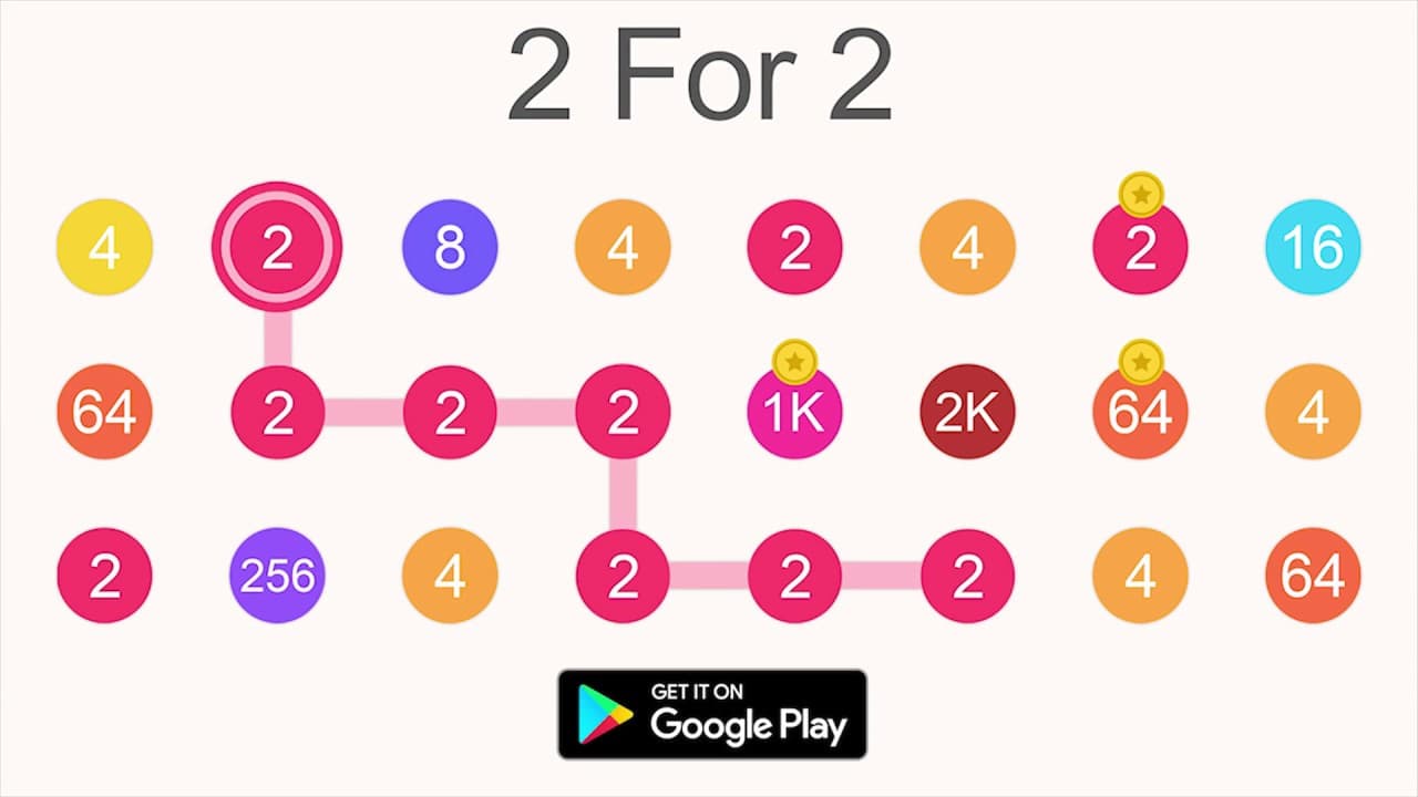 2 For 2: Connect the Numbers Puzzle trailer thumbnail