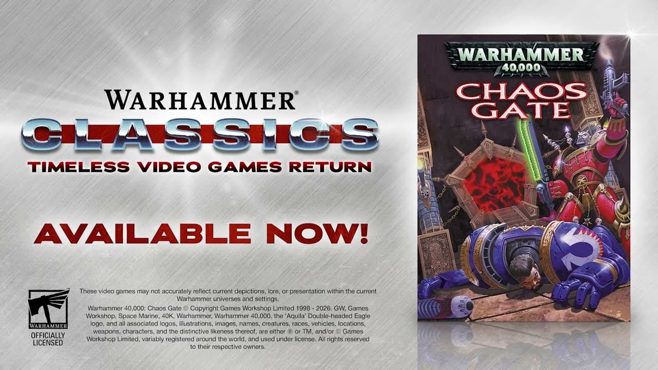 Warhammer 40,000: Chaos Gate (Classic) trailer thumbnail