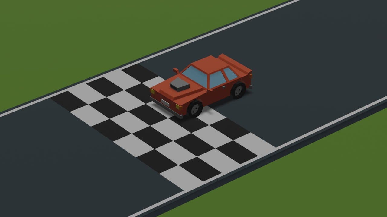 Low Poly Racing trailer thumbnail
