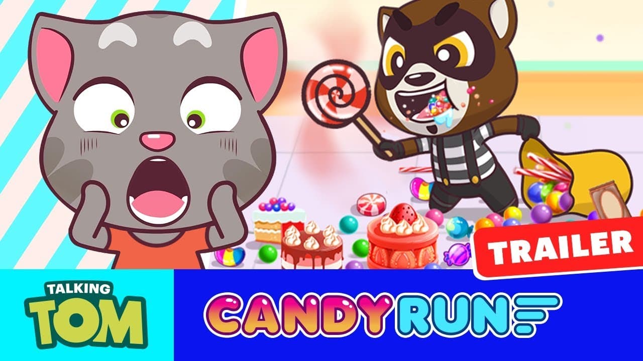 Talking Tom Candy Run trailer thumbnail