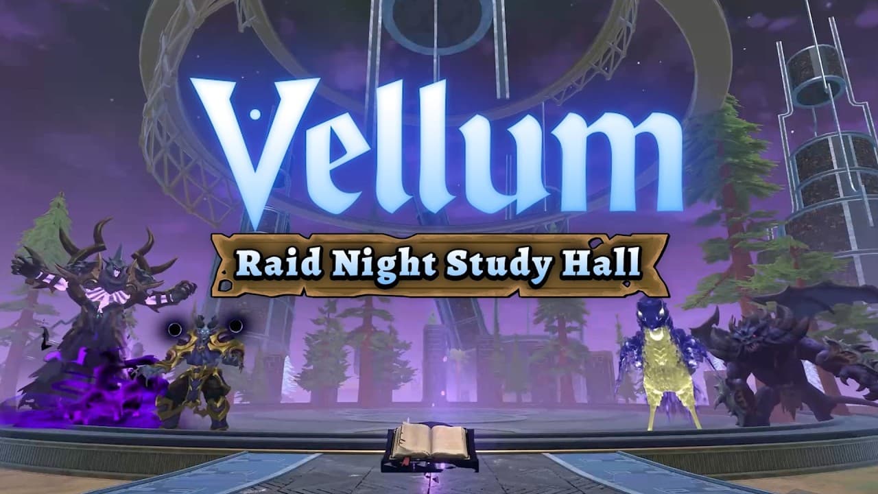 Vellum: Raid Night Study Hall trailer thumbnail