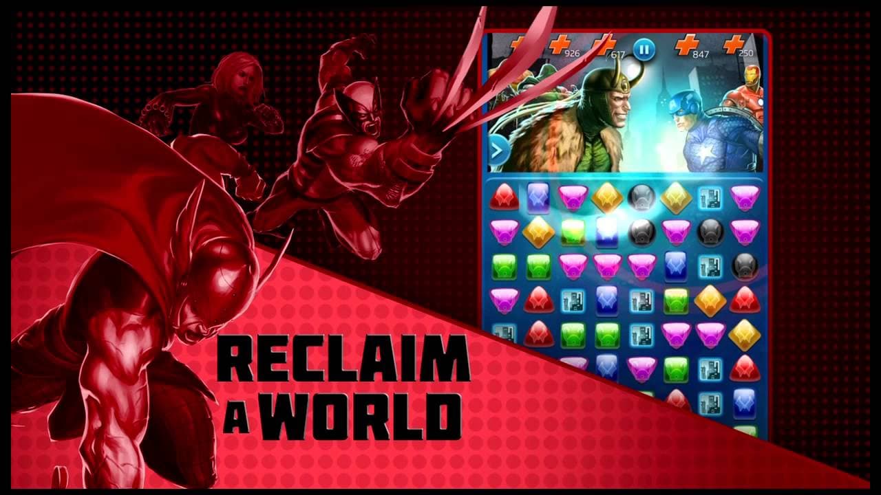 Marvel Puzzle Quest trailer thumbnail