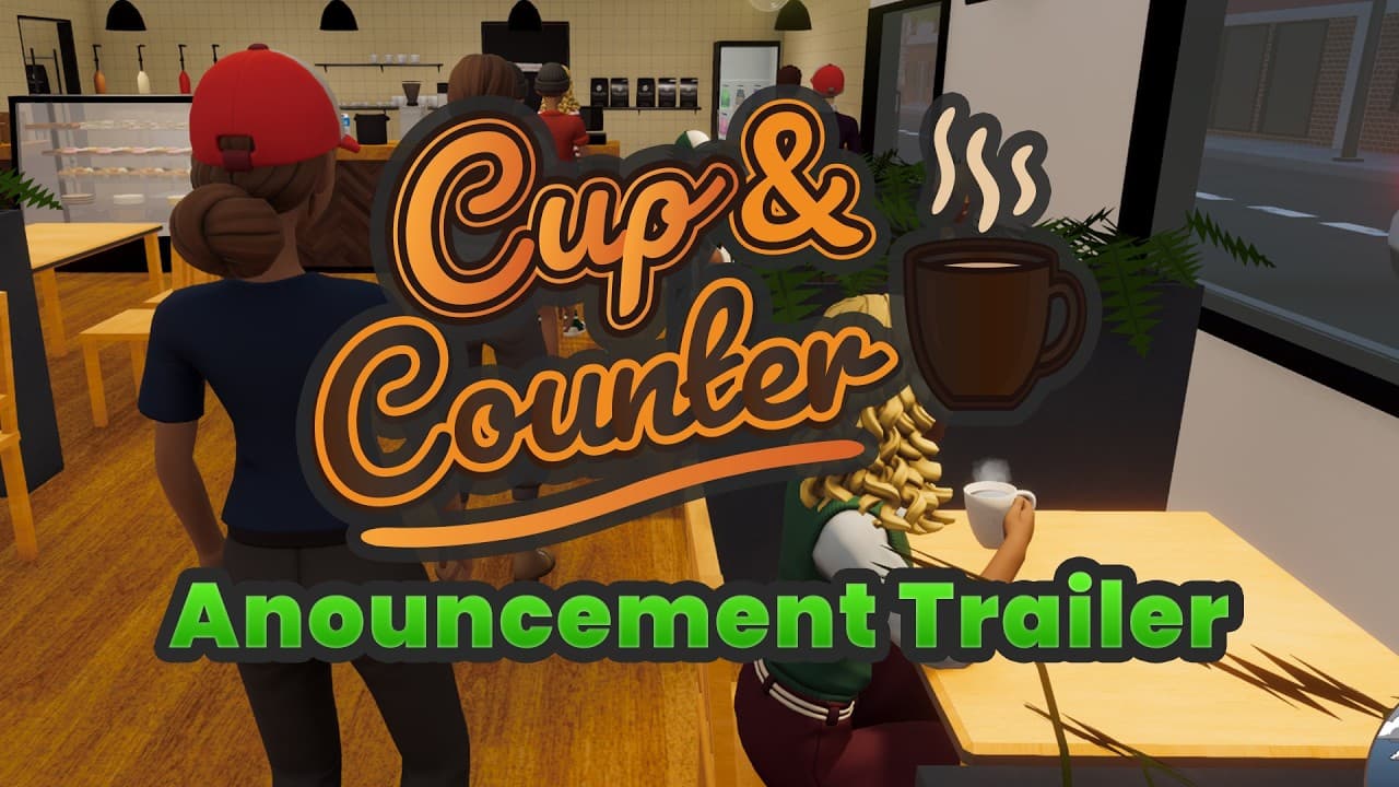 Cup and Counter: Coffee Shop Simulator trailer thumbnail