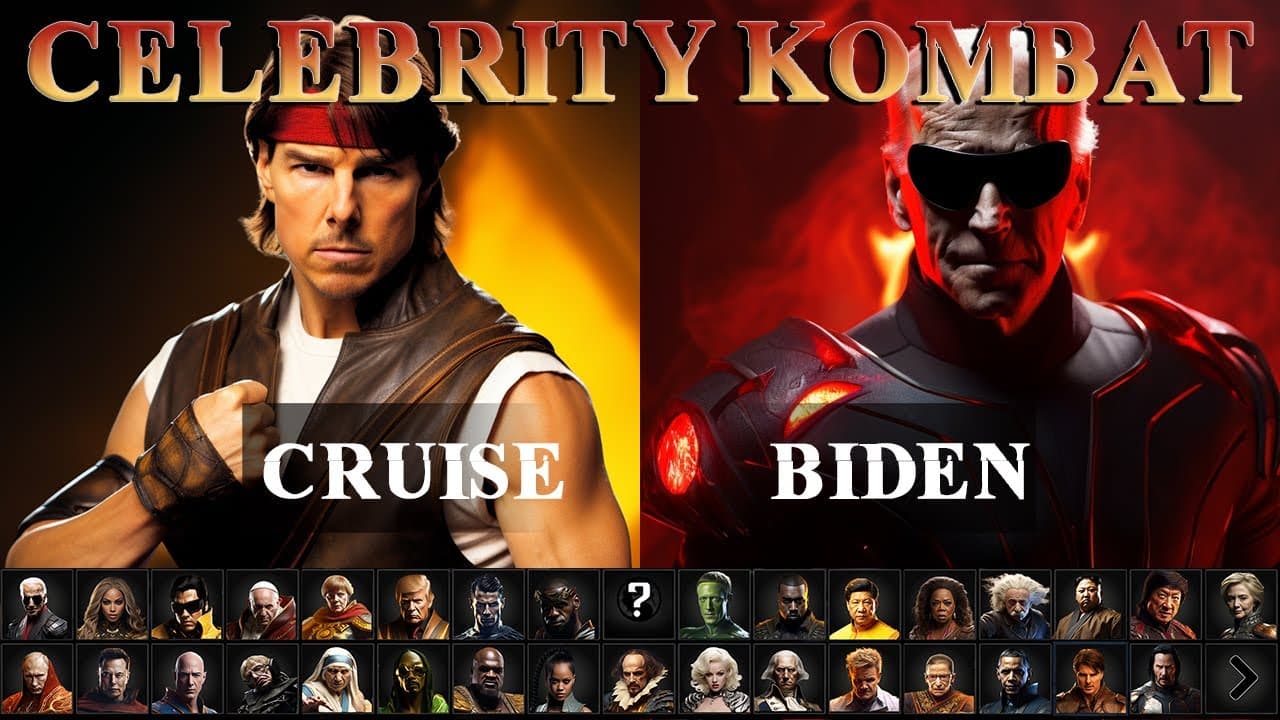 Celebrity Kombat trailer thumbnail