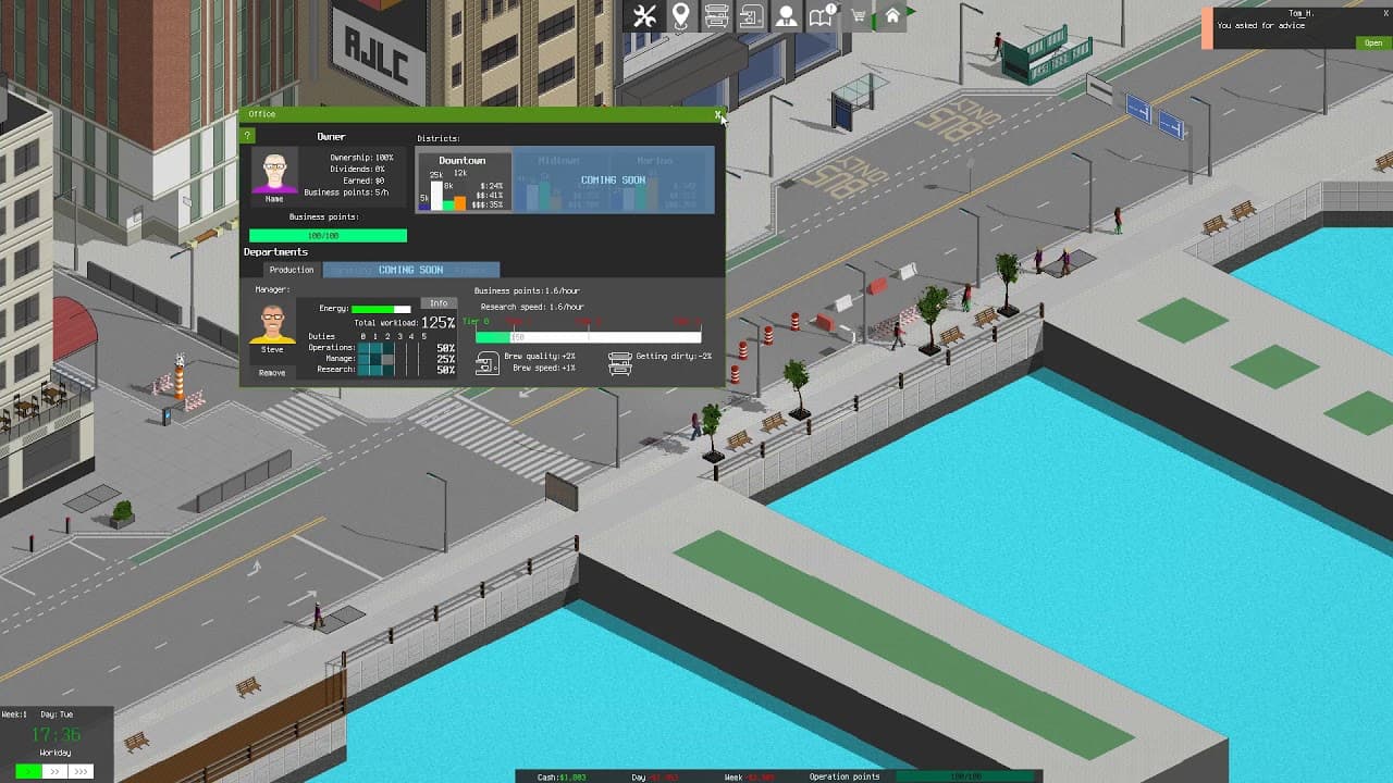 CoffeeBiz Tycoon trailer thumbnail