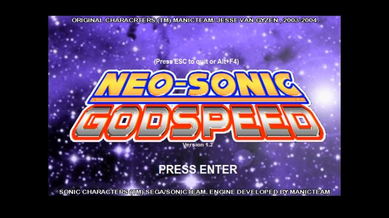 Neo-Sonic: Godspeed trailer thumbnail