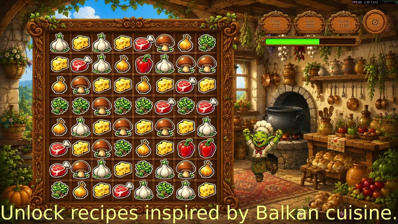 Goblin and Recipes: Match-3 Adventure trailer thumbnail