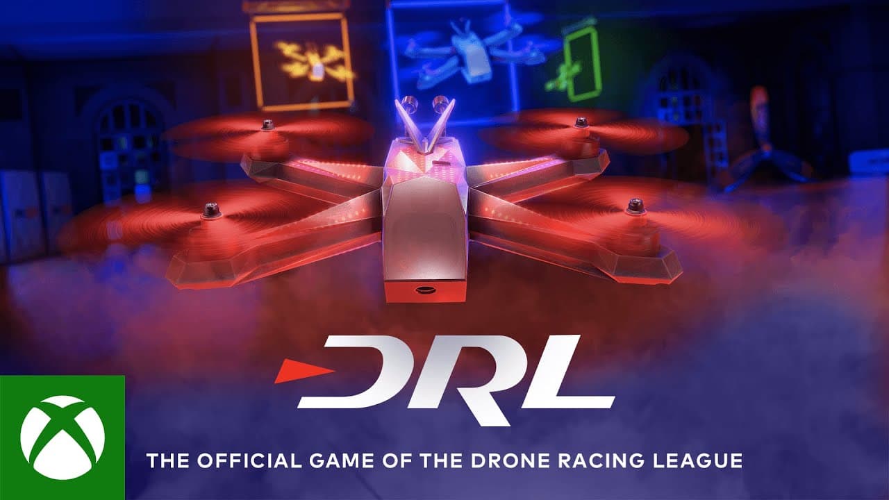 The Drone Racing League Simulator trailer thumbnail