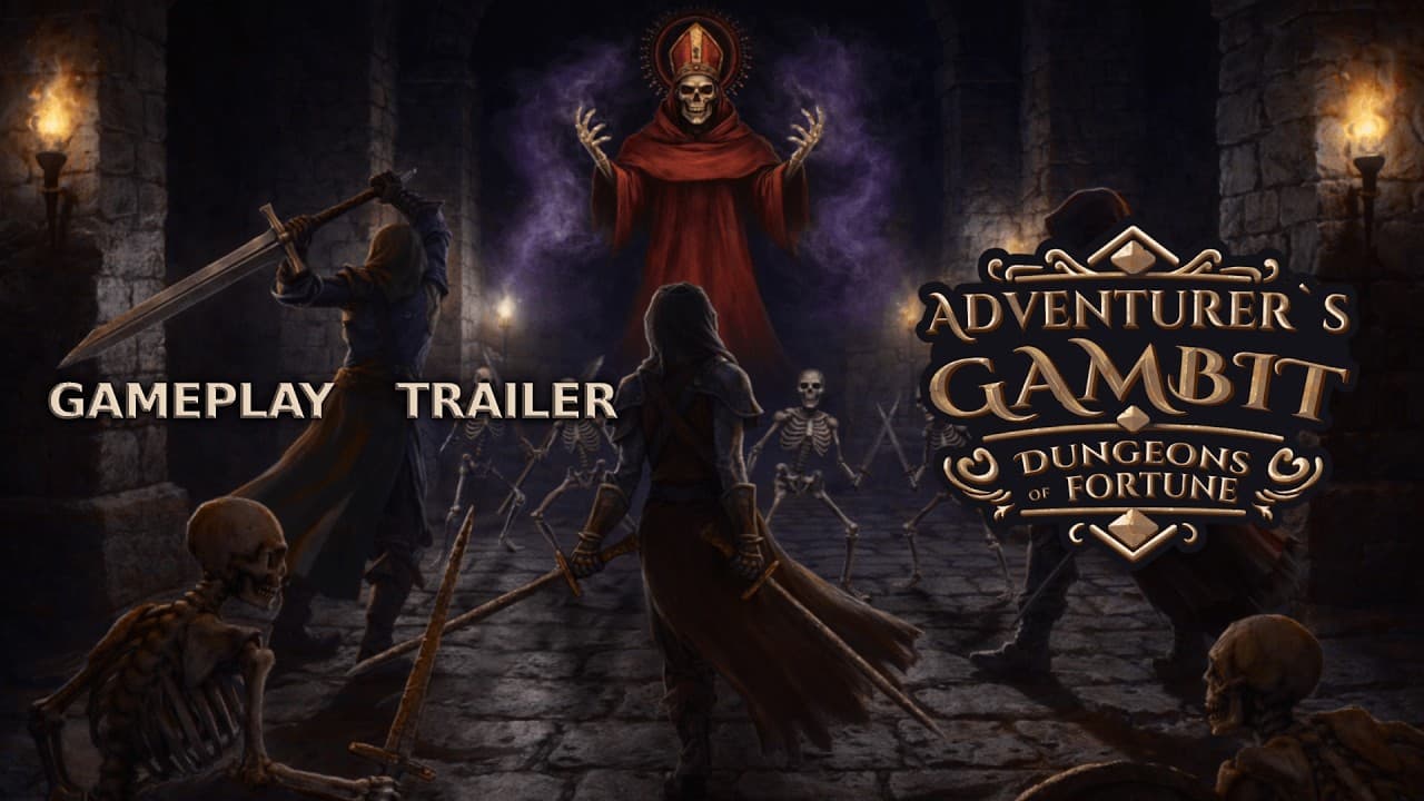 Adventurer's Gambit: Dungeons of Fortune trailer thumbnail