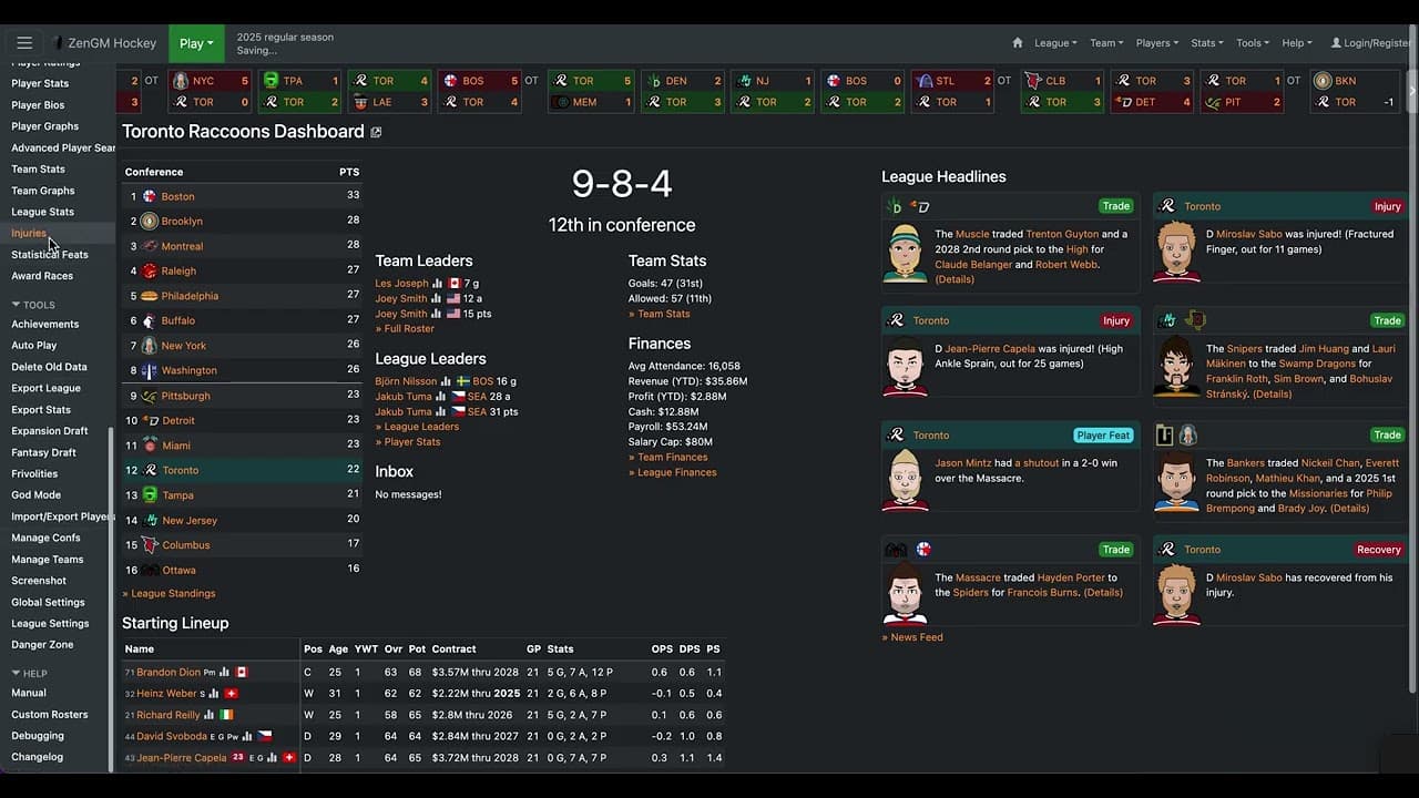 ZenGM Hockey trailer thumbnail