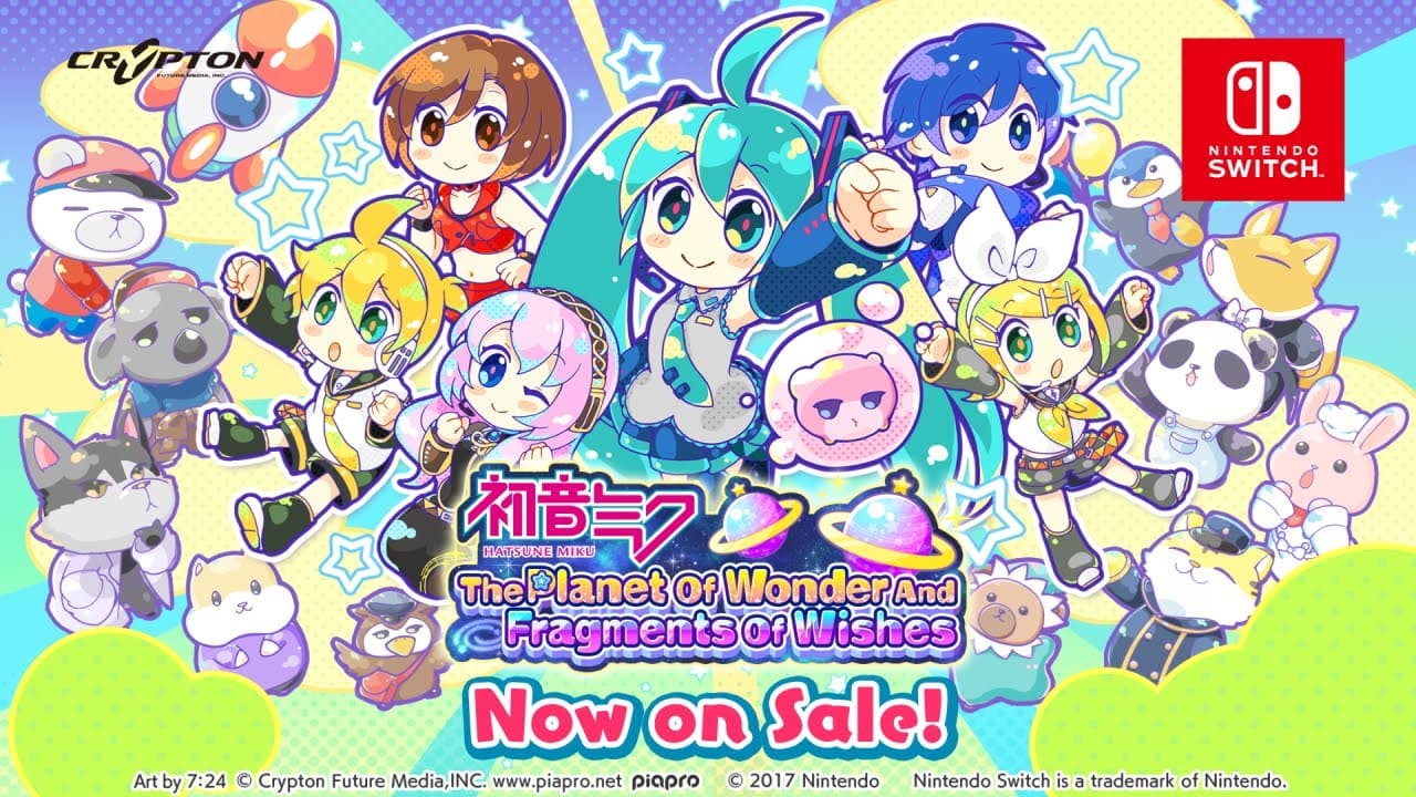 Hatsune Miku: The Planet of Wonder and Fragments of Wishes trailer thumbnail