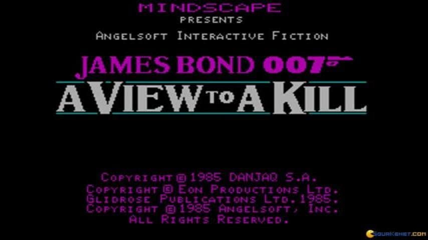 James Bond 007: A View to a Kill trailer thumbnail