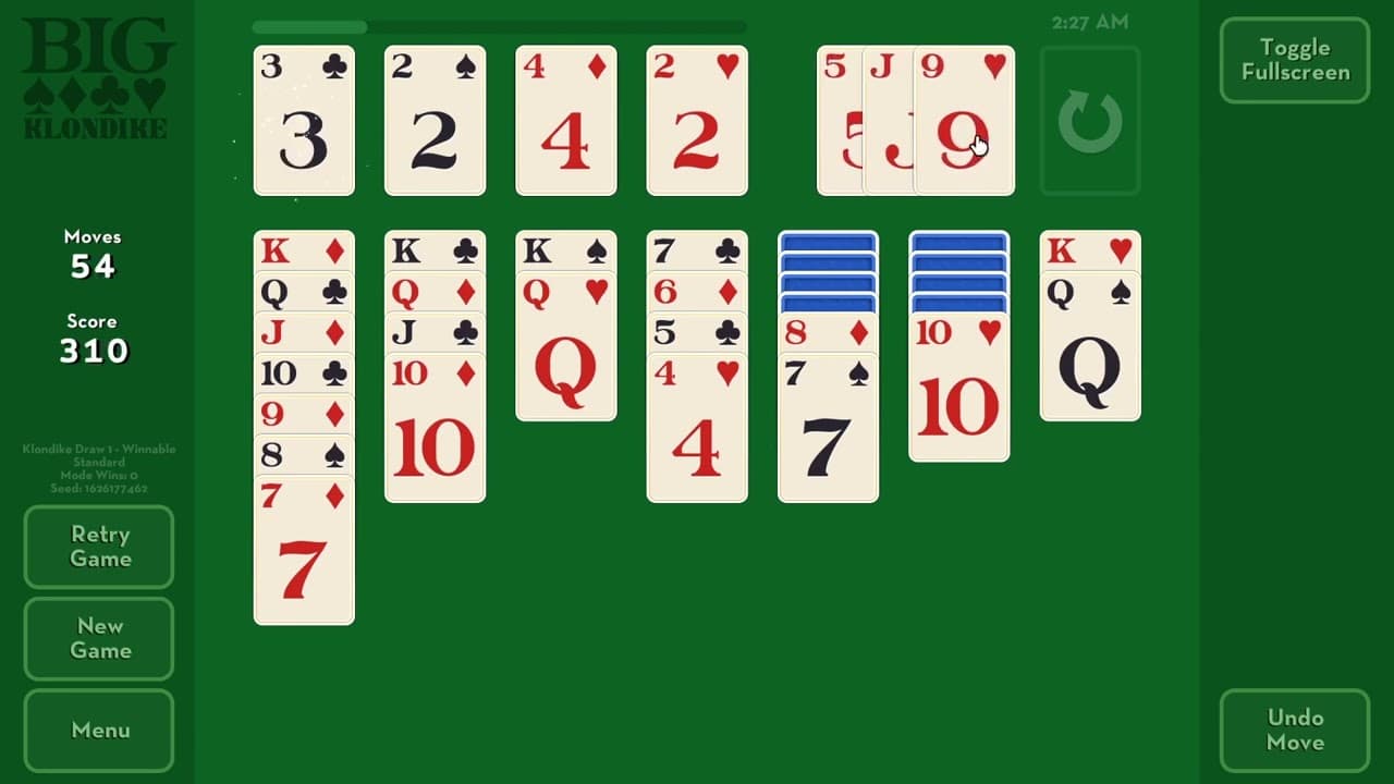 Big Klondike: Classic Solitaire trailer thumbnail
