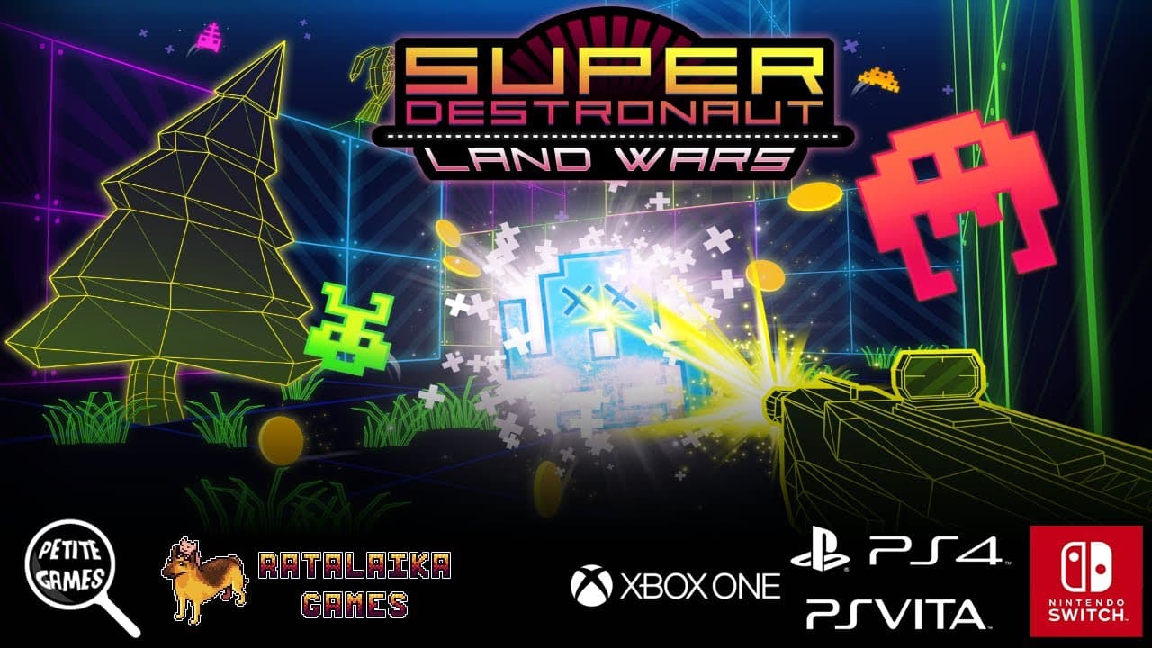 Super Destronaut: Land Wars trailer thumbnail