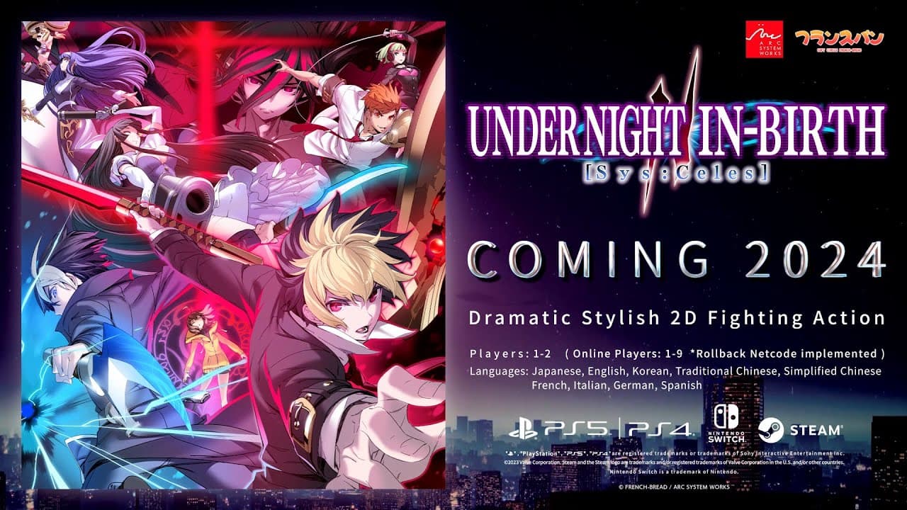 Under Night In-Birth II Sys:Celes trailer thumbnail