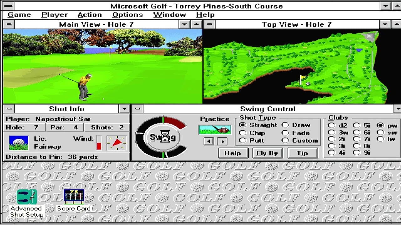 Microsoft Golf trailer thumbnail