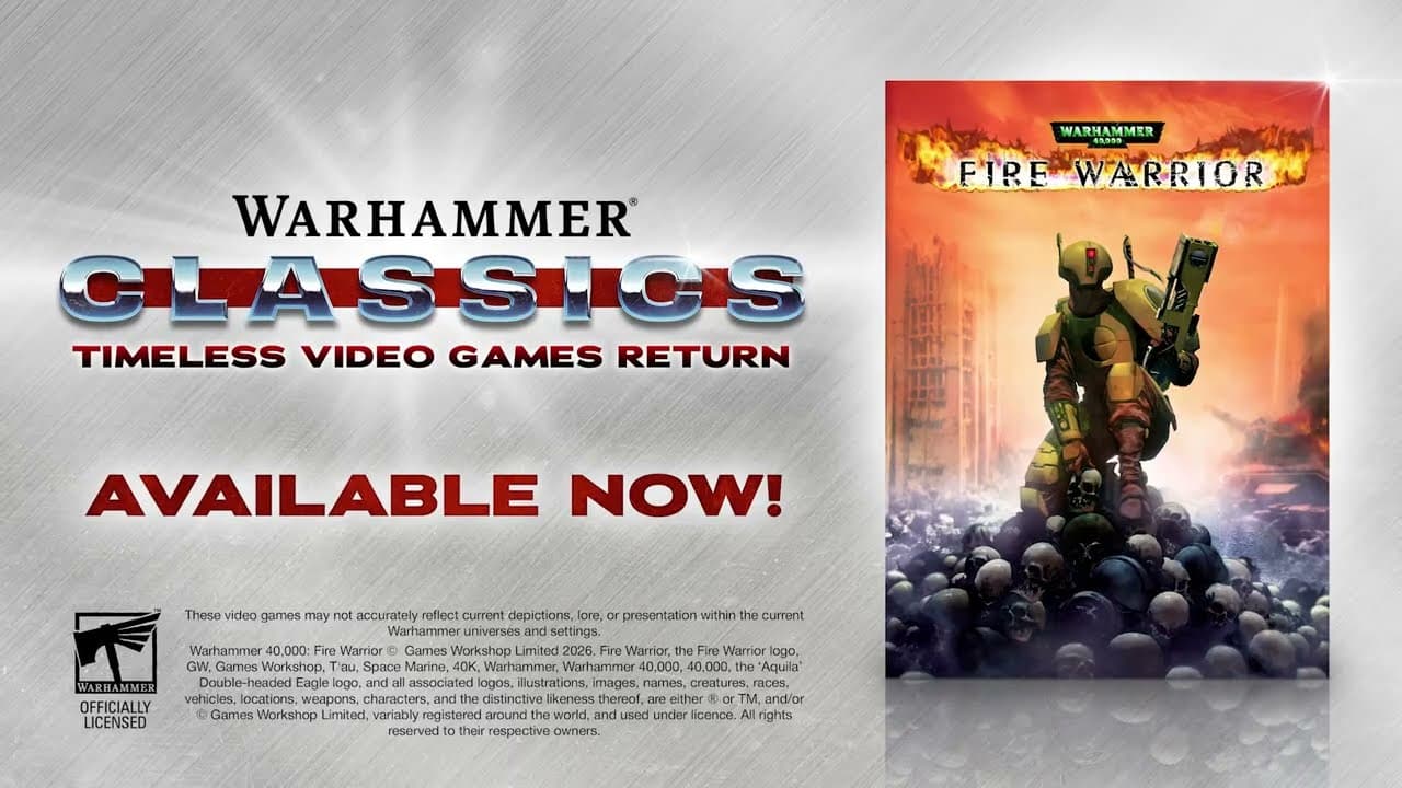 Warhammer 40,000: Fire Warrior (Classic) trailer thumbnail