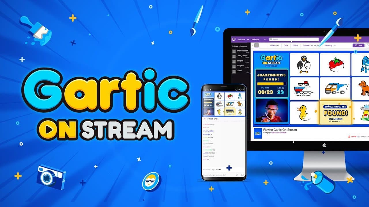 Gartic on Stream trailer thumbnail