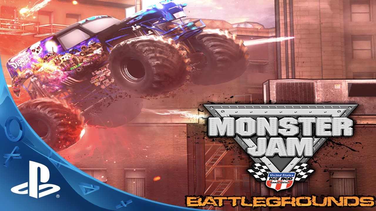 Monster Jam Battlegrounds trailer thumbnail