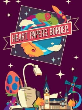 Heart. Papers. Border. cover art