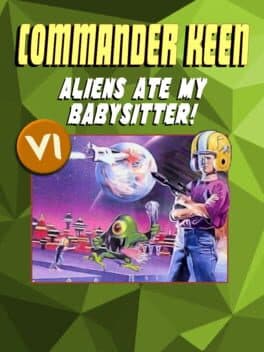 Commander Keen in Aliens Ate My Baby Sitter! cover art