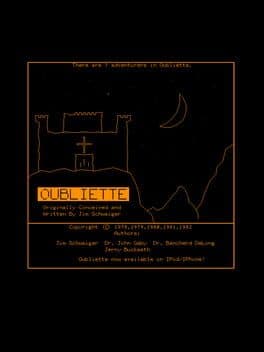 Oubliette cover art