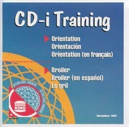 Burger King Orientation CD-i Training cover art