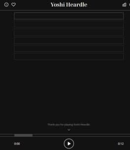 Yoshi Heardle cover art