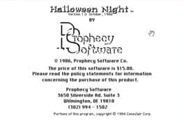 Halloween Night cover art