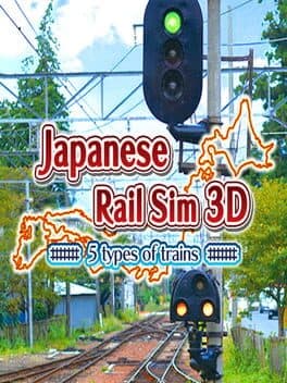 Japanese Rail Sim 3D: 5 types of trains cover art