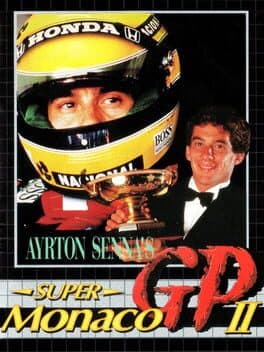 Ayrton Senna's Super Monaco GP II cover art