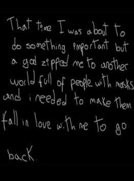 That time I was about to do something important but a god zipped me to another world full of people with masks and I needed to make them fall in love with me to go back cover art