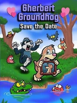 Gherbert Groundhog in Save the Date cover art