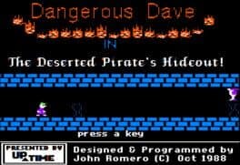 Dangerous Dave in the Deserted Pirate's Hideout cover art