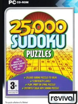 25,000 Sudoku Puzzles cover art