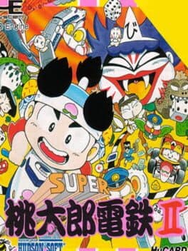 Super Momotaro Dentetsu II cover art